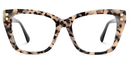 Tessia Square Tortoise Glasses1