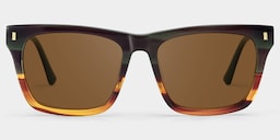 Brookins Rectangle Multicolor Glasses0