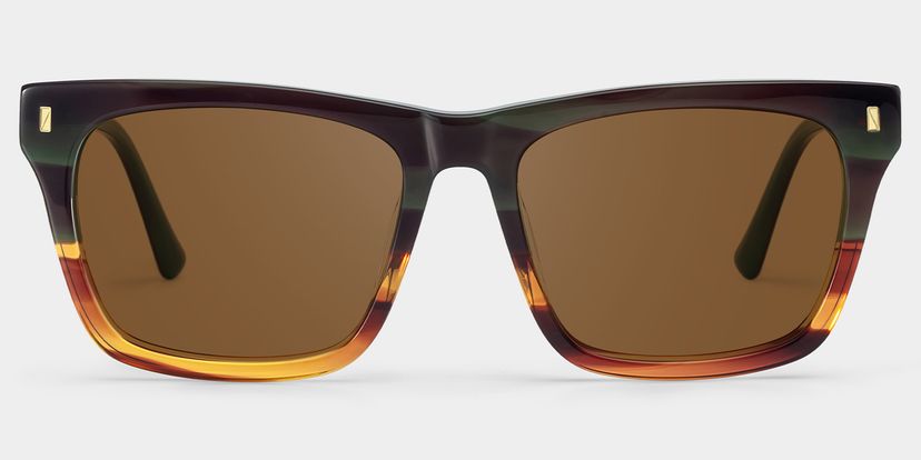 Brookins Rectangle Multicolor Glasses