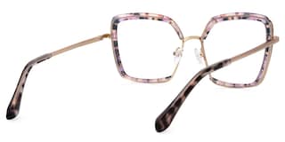 Cordaro Square Pink-Floral Glasses3