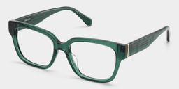 Blake Green Square Glasses5