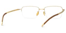 Swerry Rectangle Gold Glasses5