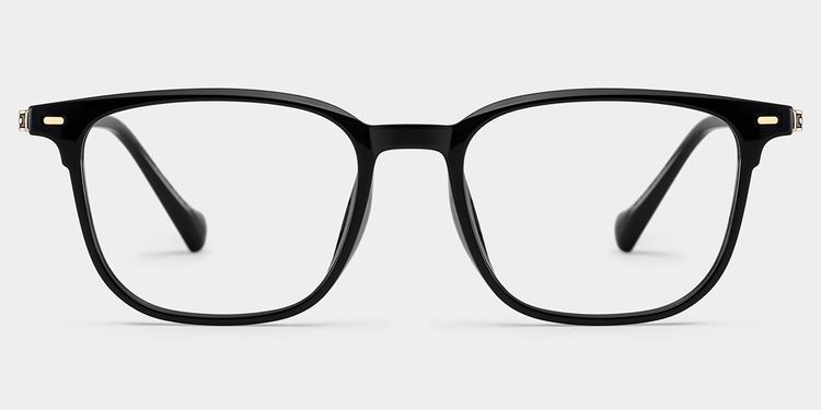 William Rectangle Black Glasses