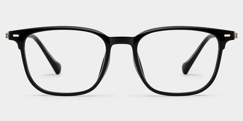 William Rectangle Black Glasses
