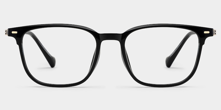 William Rectangle Black Glasses