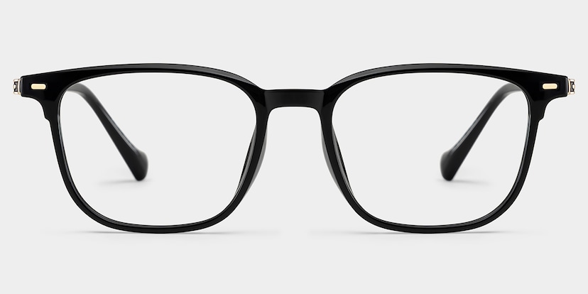William Rectangle Black Glasses