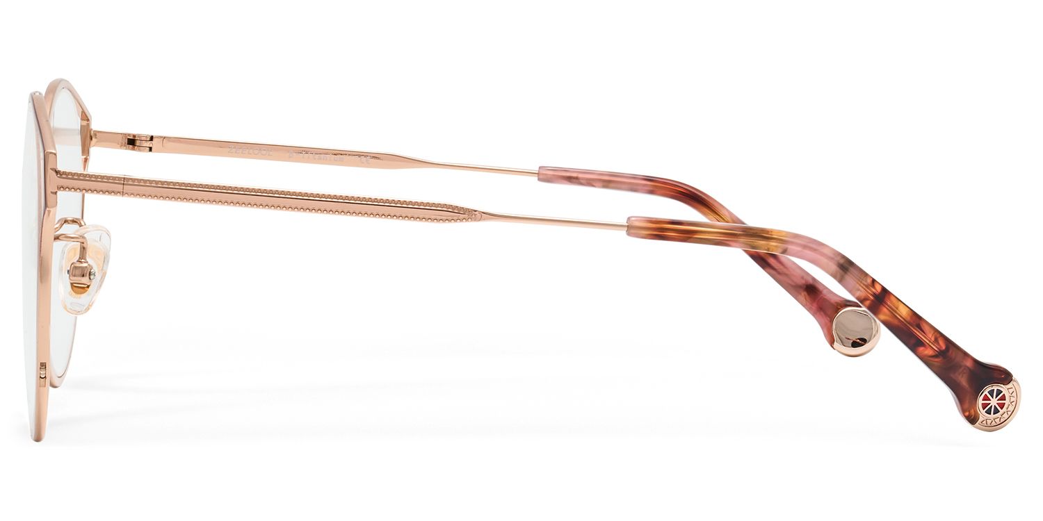 Semi Circle Glasses With Premium Metal For Women2