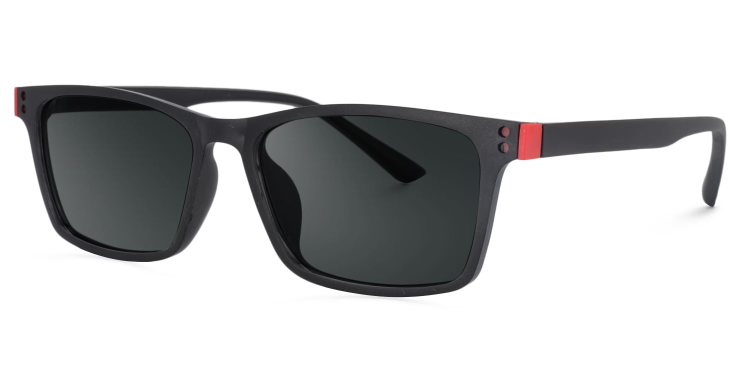 Cheche Rectangle Black Glasses