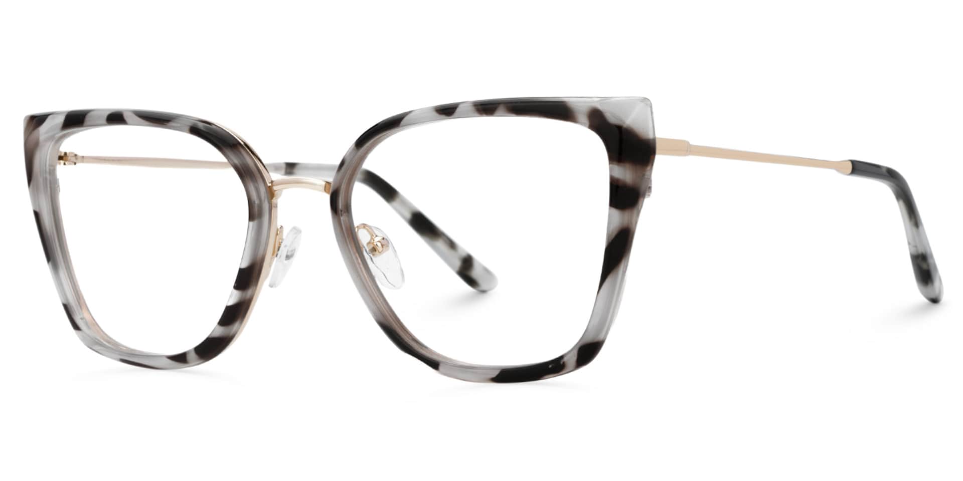 Martine Square Tortoise Glasses | Zeelool Glasses1