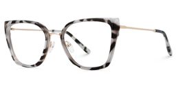 Martine Square Tortoise Glasses1