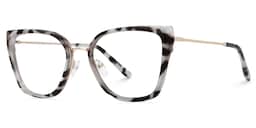 Martine Square Tortoise Glasses1