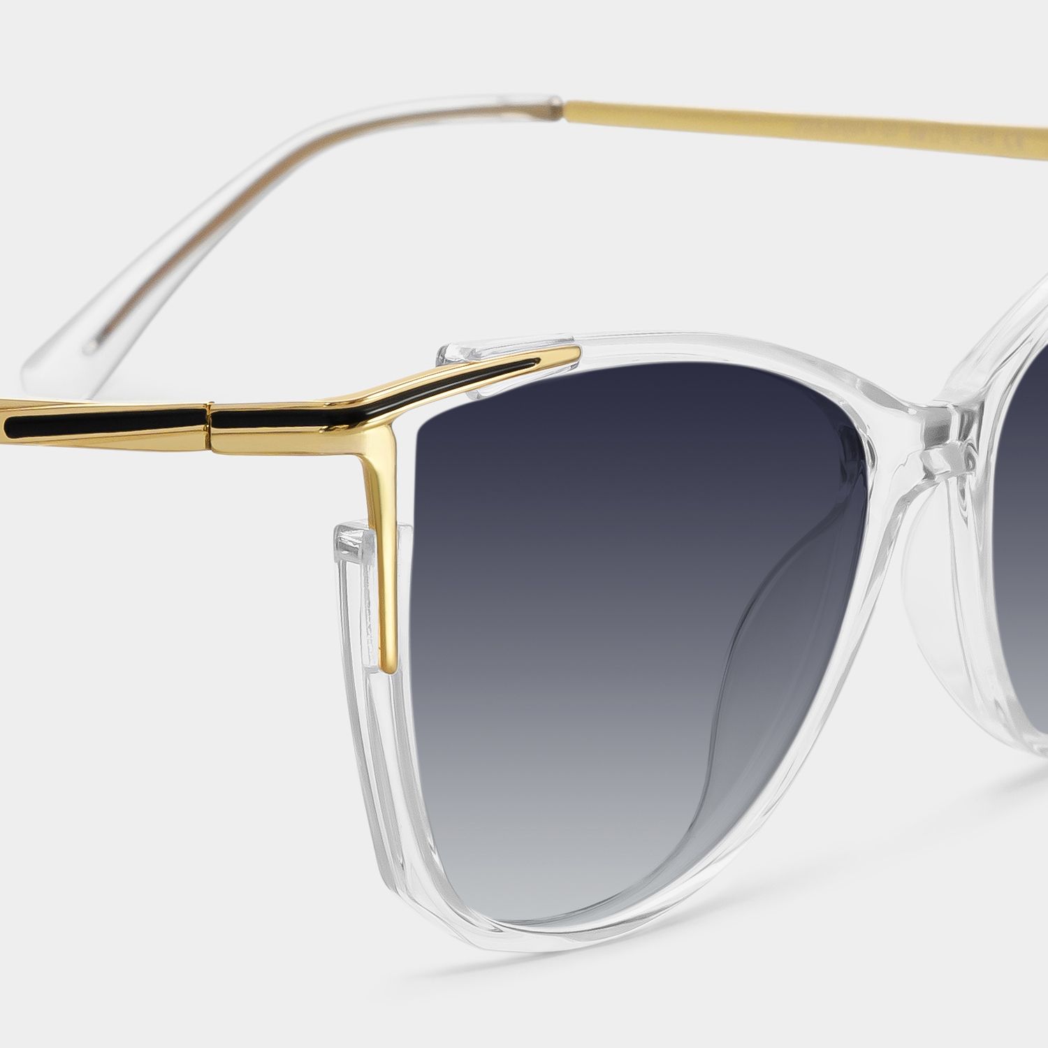 Yomary Mixed Clear Cat Eye Frame Sunglasses | ZEELOOL4