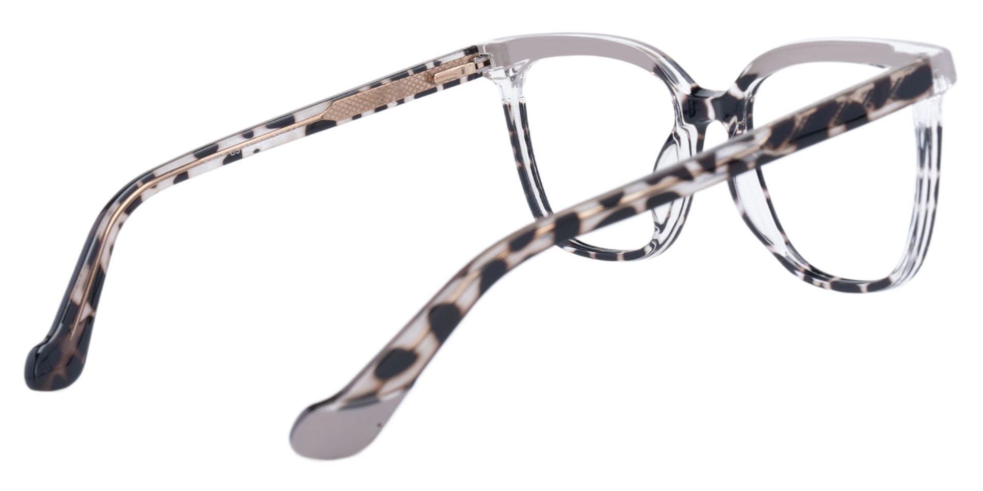 Square Tawana Gray Glasses deals -Zeelool Glasses3