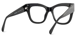 Minfia Square Black Glasses6