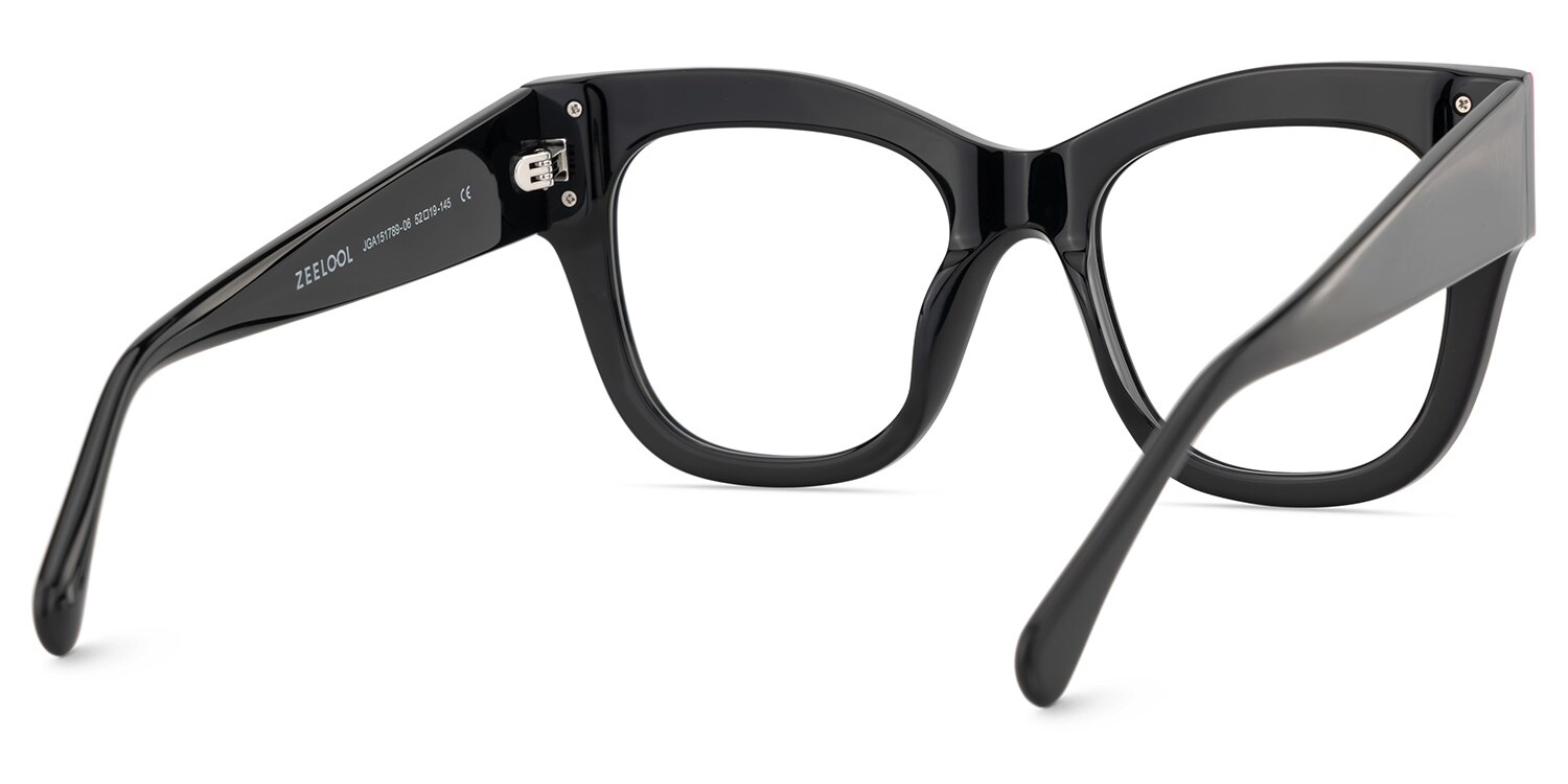 Designer Minfia Eyeglasses Black Frames Glasses6