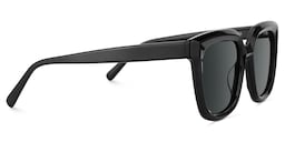 Lark Square Black Polarized Sunglasses3