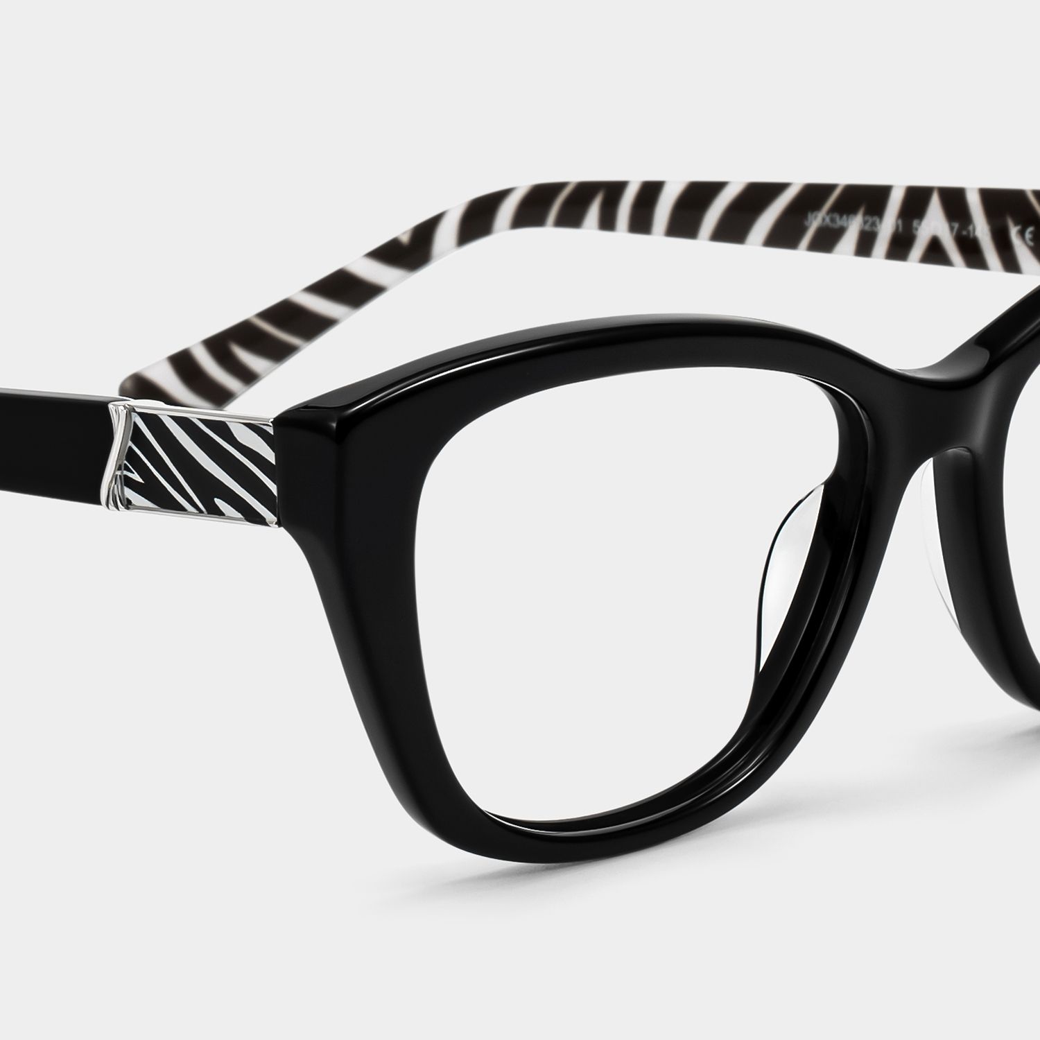 Brielle Black Cat-Eye Glasses | ZEELOOL5