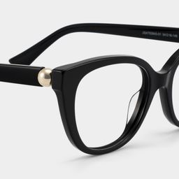 Charlotte Black Cat eye Glasses5