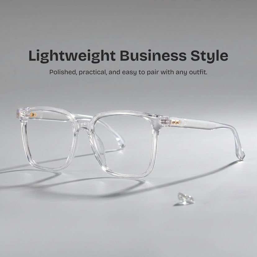 Contreras Square Clear Glasses