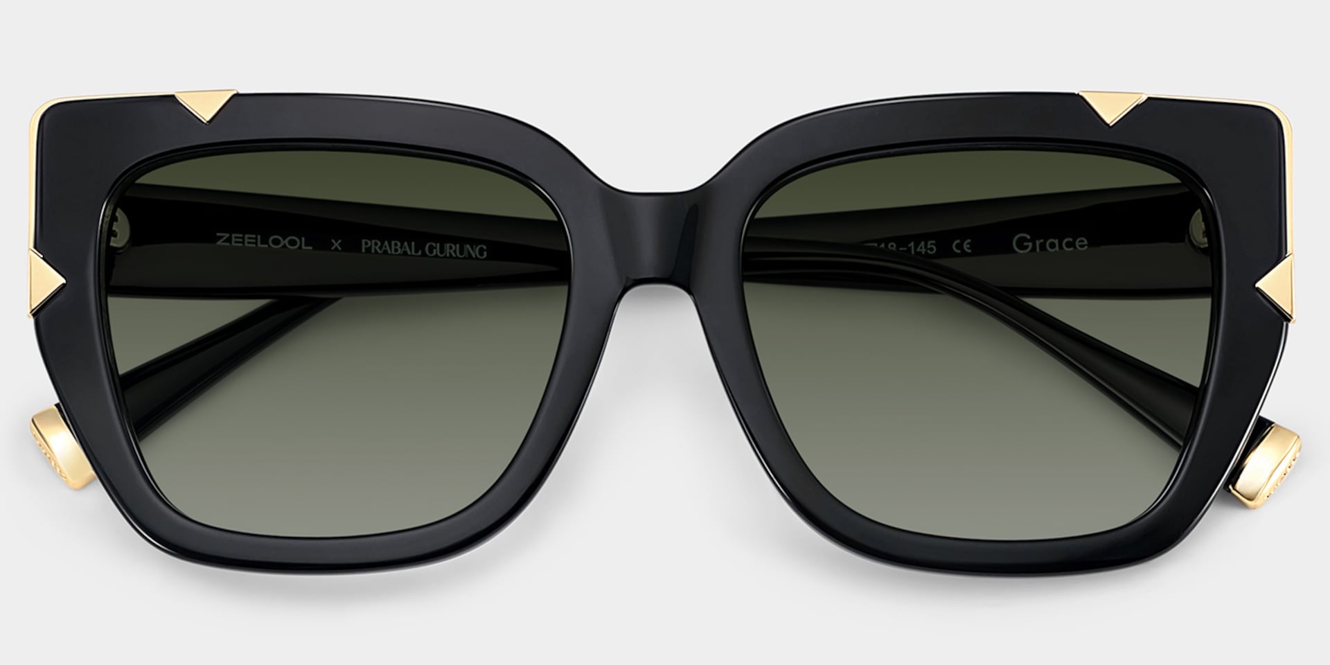 Grace Black Butterfly Sunglasses | ZEELOOL x Prabal Gurung2