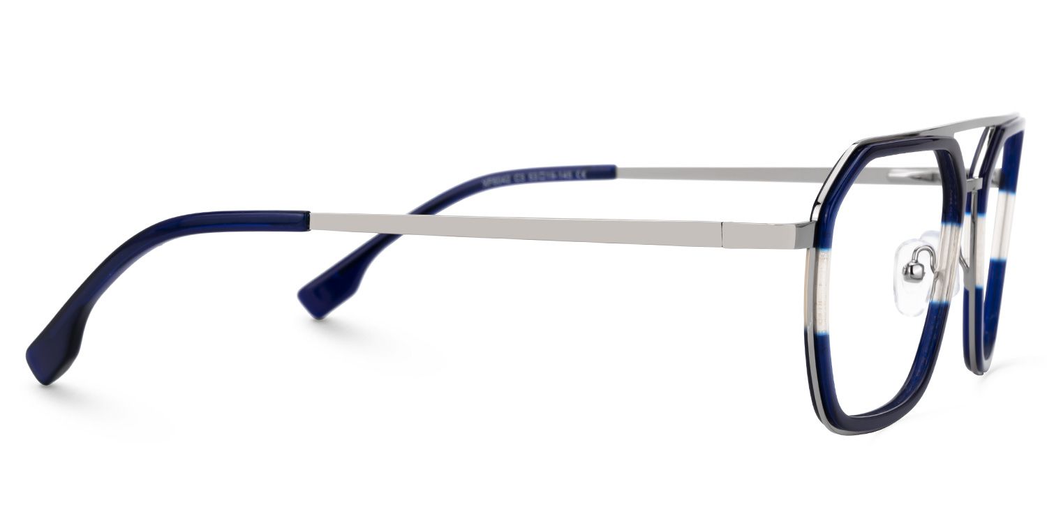 Chiquita Blue Eyeglasses with Aviator Design2