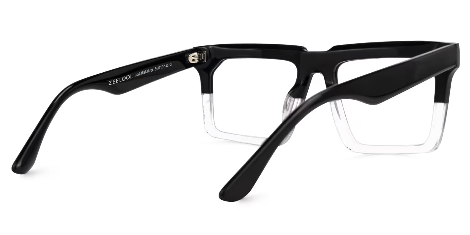 Moreland Rectangle Two-Tone Glasses3