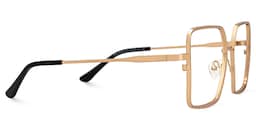 Toure Square Gold Glasses4