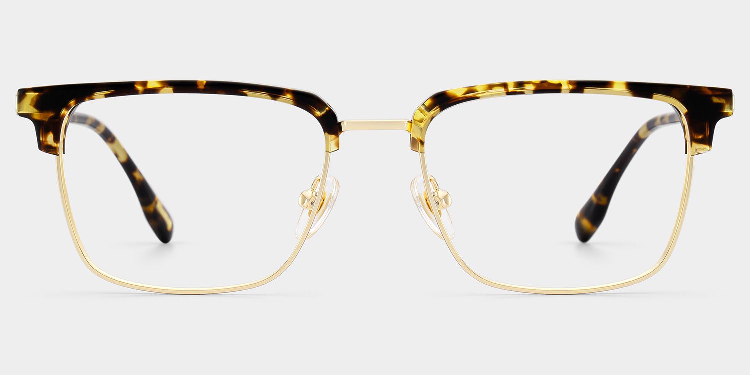 Audrey Tortoise Browline Glasses Frames for Men | ZEELOOL2
