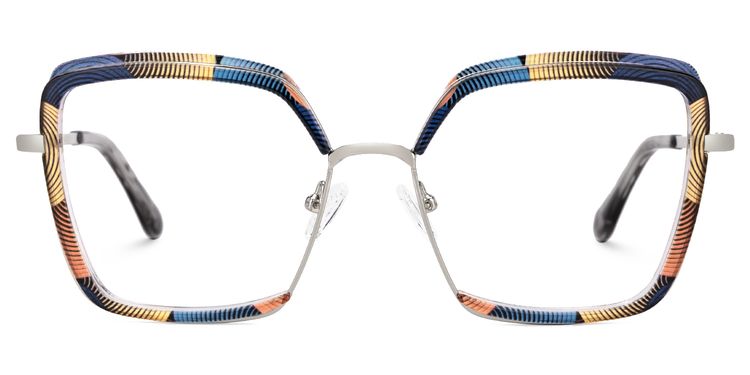 Cordaro Floral Square Glasses