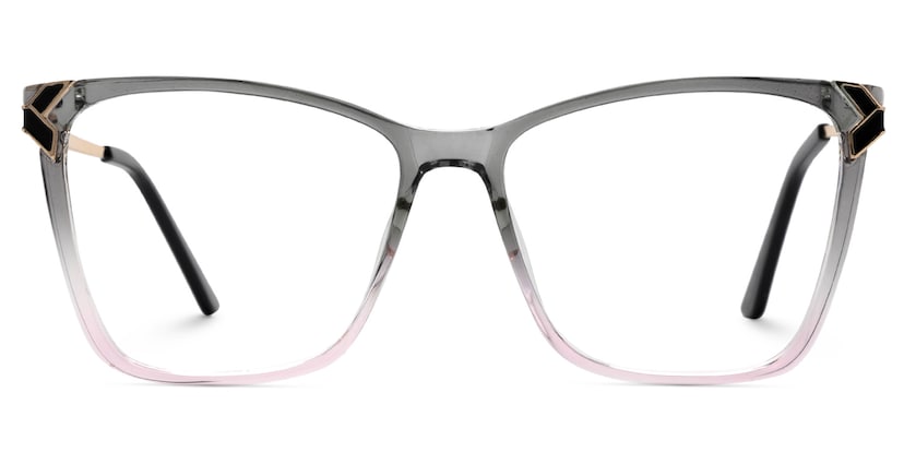 Tricee Square Gray Pink Glasses