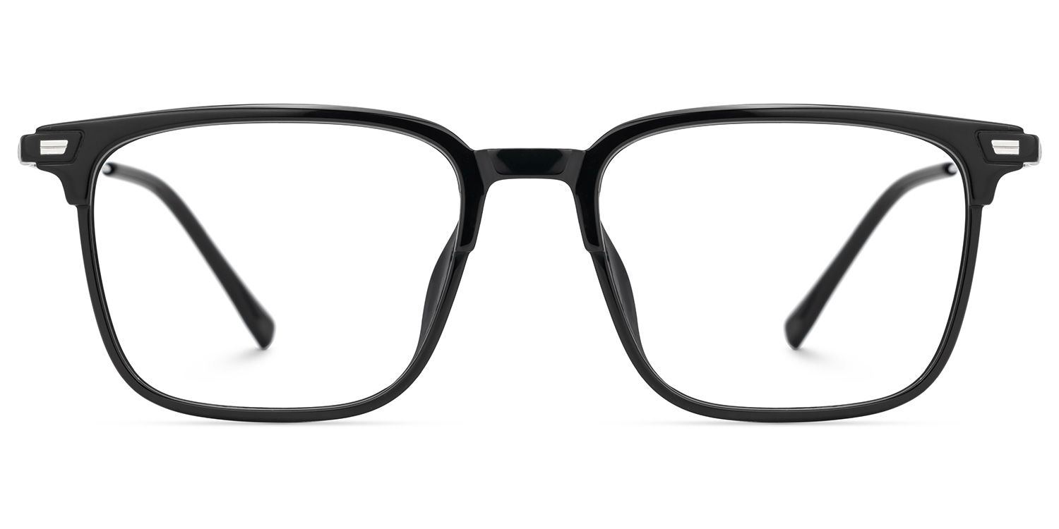 Roxy Rectangle Mixed-Materials Full-Frame Eyeglasses | Zeelool0