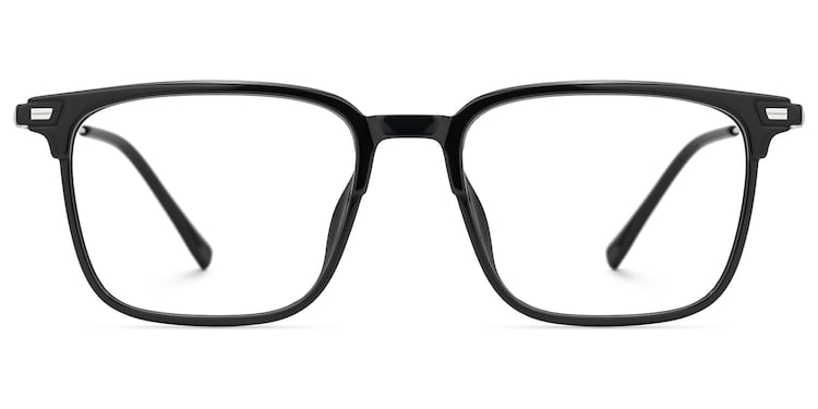 Roxy Rectangle Black Glasses
