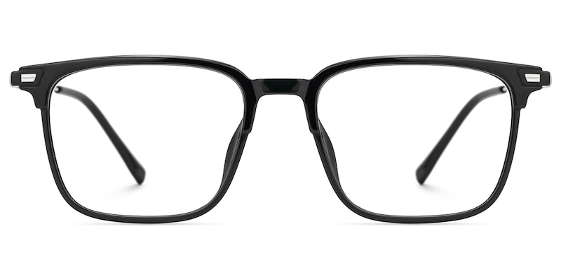 Roxy Rectangle Black Glasses