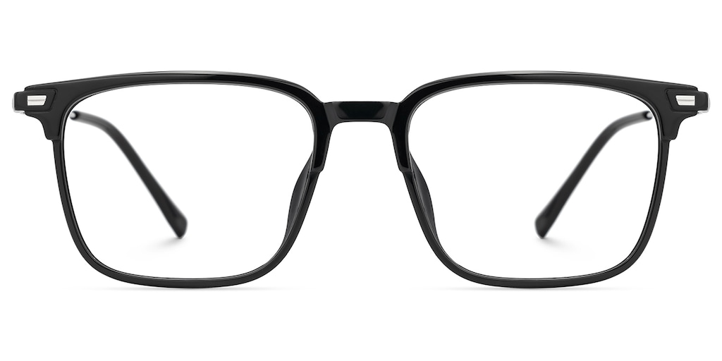 Roxy Rectangle Black Glasses