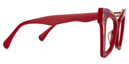 Shauna Cateye Red Glasses2