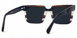 Laguer Rectangle Blue Glasses4