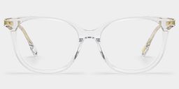 Daisy Round Clear Glasses1
