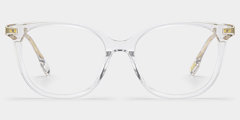 Daisy Round Clear Glasses
