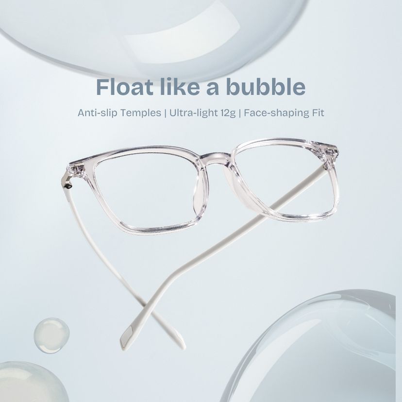 Charles Square Gray Glasses