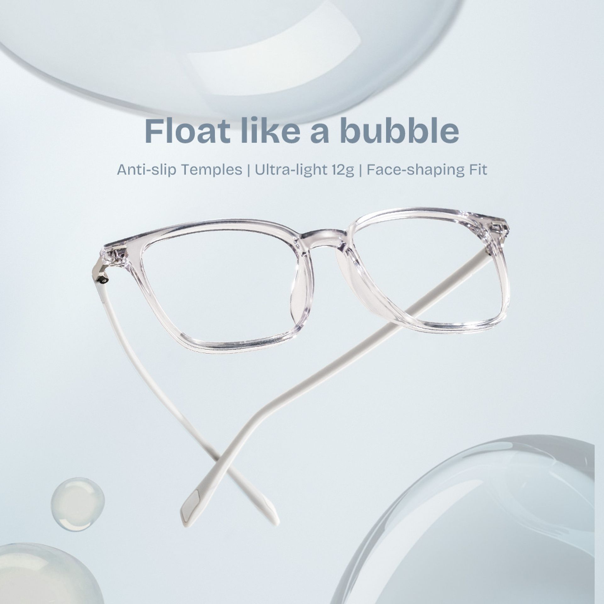 Charles Grey Square Frame Glasses for Women and Men | ZEELOOL0