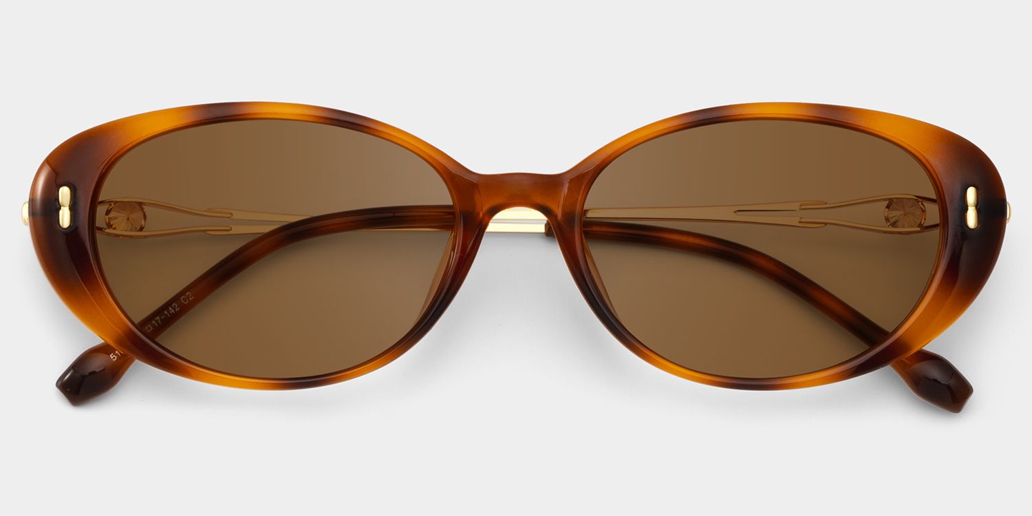 Blaire Tortoise Frame Glasses with Oval Frame Online | ZEELOOL1