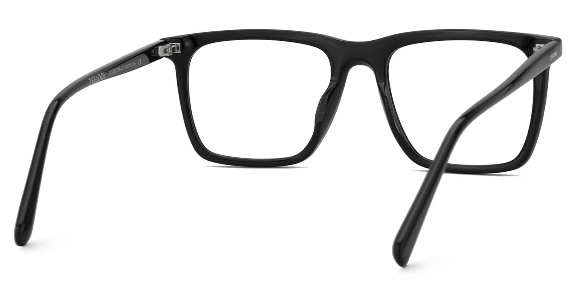 Frantz Thin Black Square Glasses For Men | Zeelool5