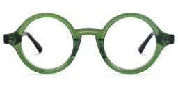 Netini Round Green Glasses0