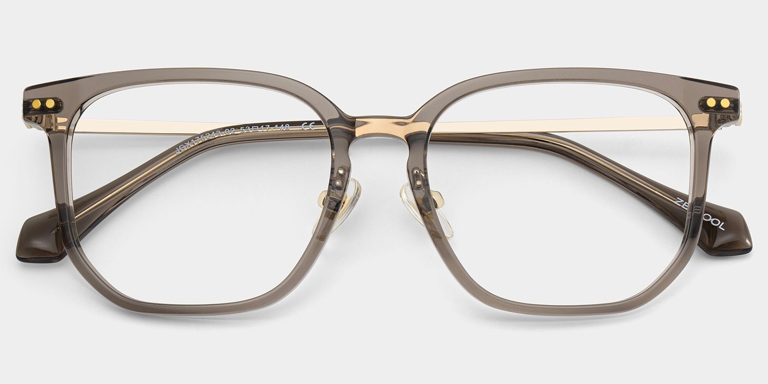 Eve Women's Rectangle Frame Glasses with Brown Color | ZEELOOL2