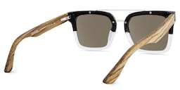 Pascal Aviator Two-Tone Sunglasses4