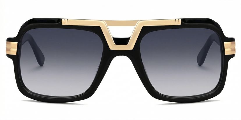 Croswell Black Aviator Sunglasses