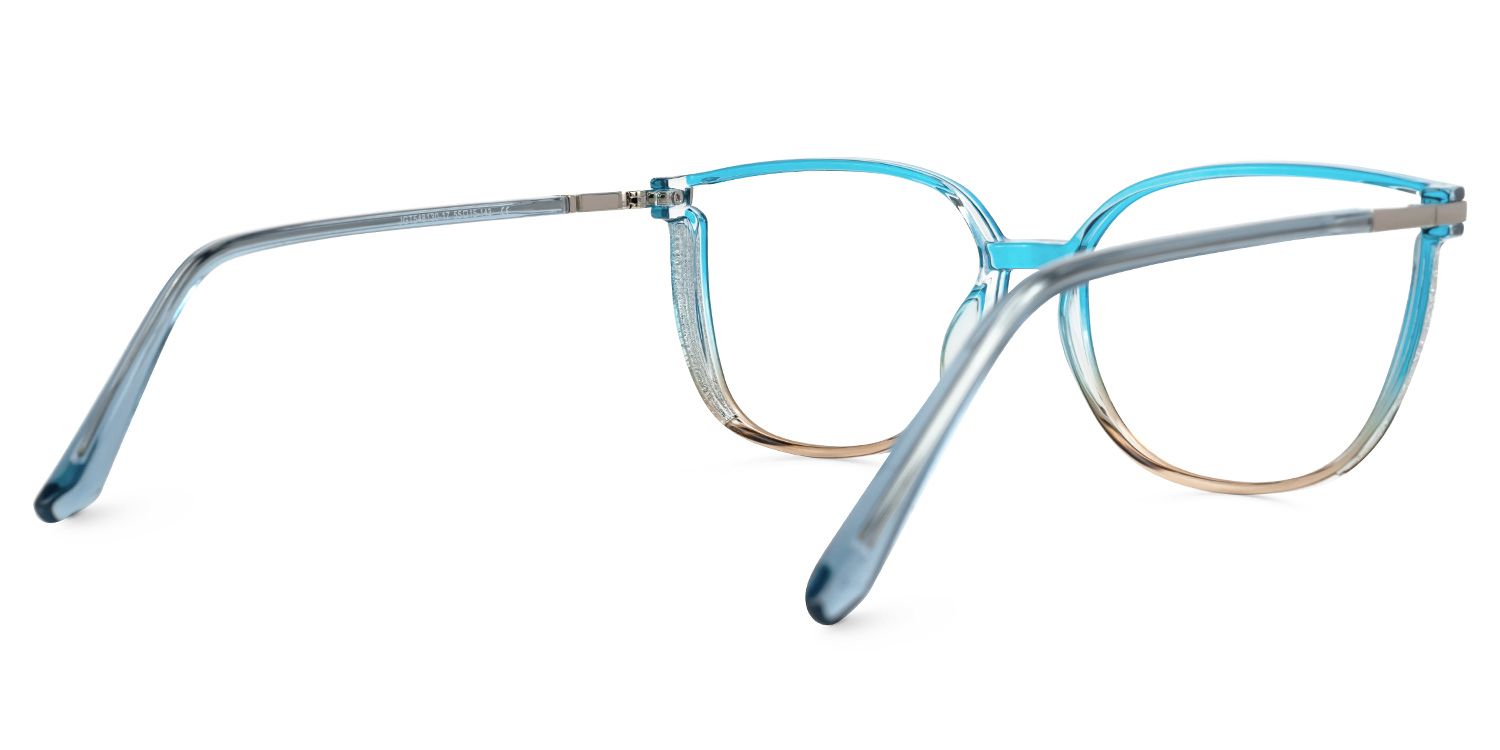 Square Rodz Blue Glasses on sale -Zeelool Glasses3