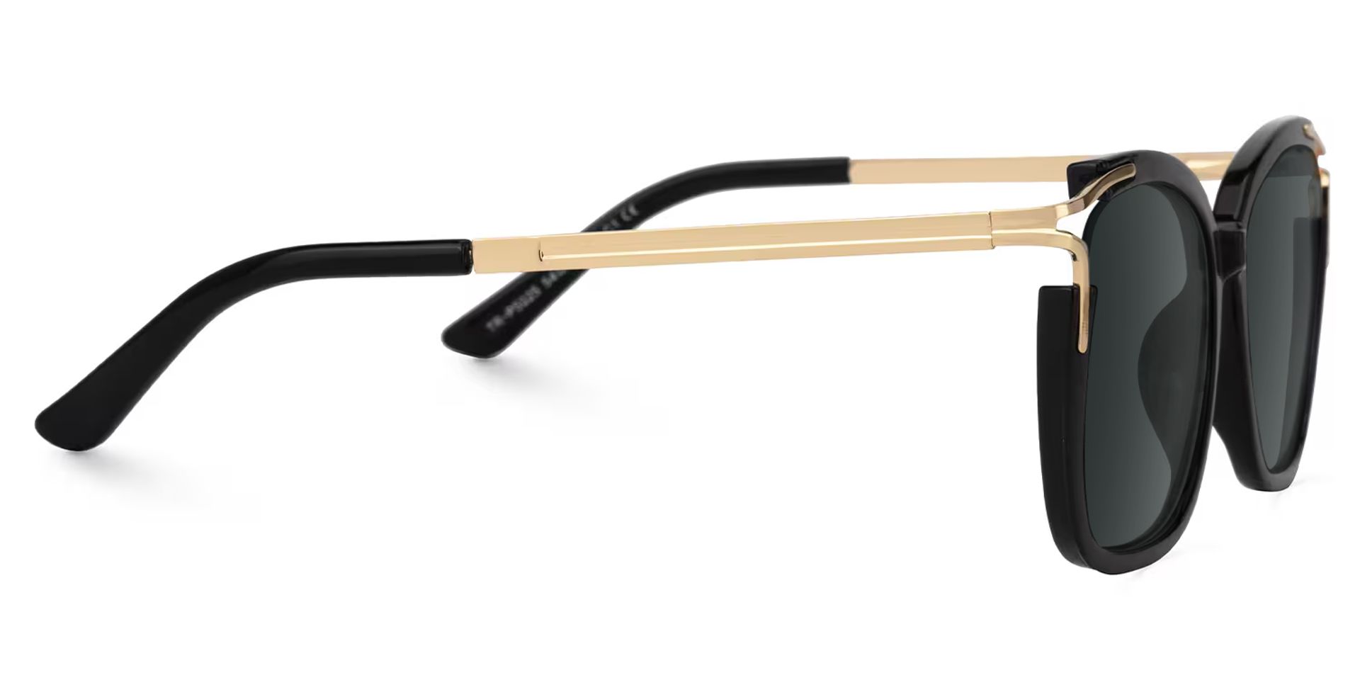 Spring hinges Sidibe Sunglasses, Sidibe Black Sunglasses -Zeelool2