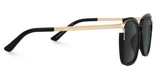 Sidibe Square Black Glasses2