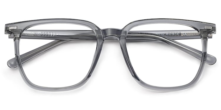 Jude Square Grey Glasses